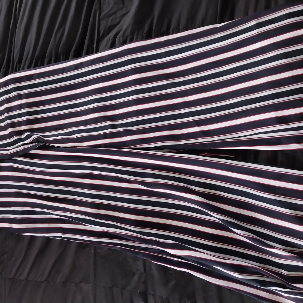 Striped Black and Pink Pants